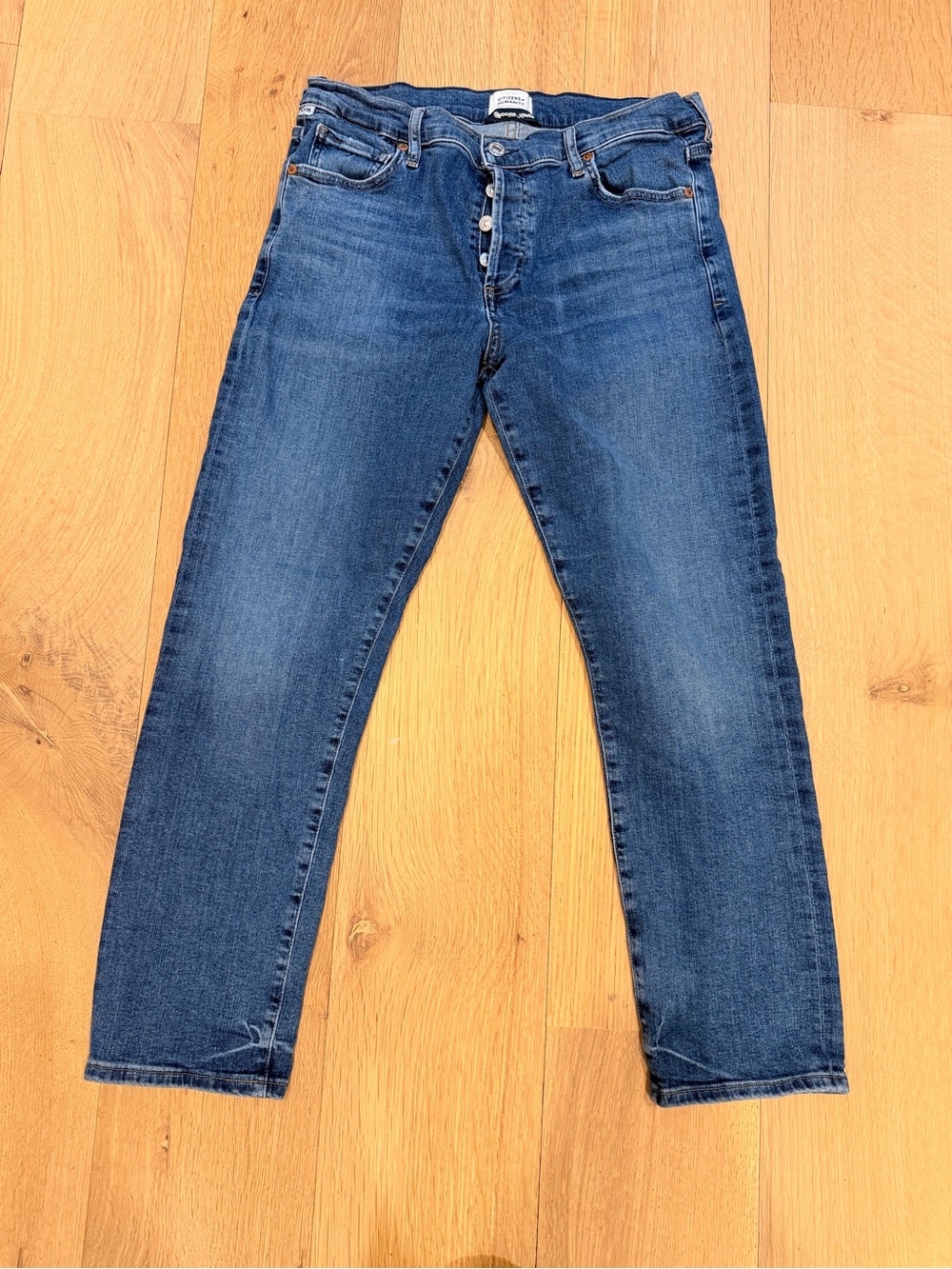 Citizens of Humanity Emerson Slim Boyfriend Jeans Button Fly Women’s Denim